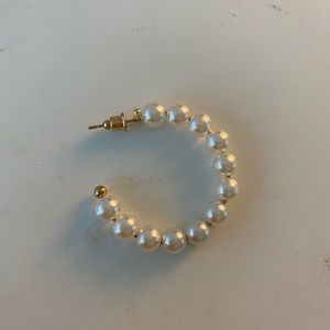 Pearl Hoop Earring